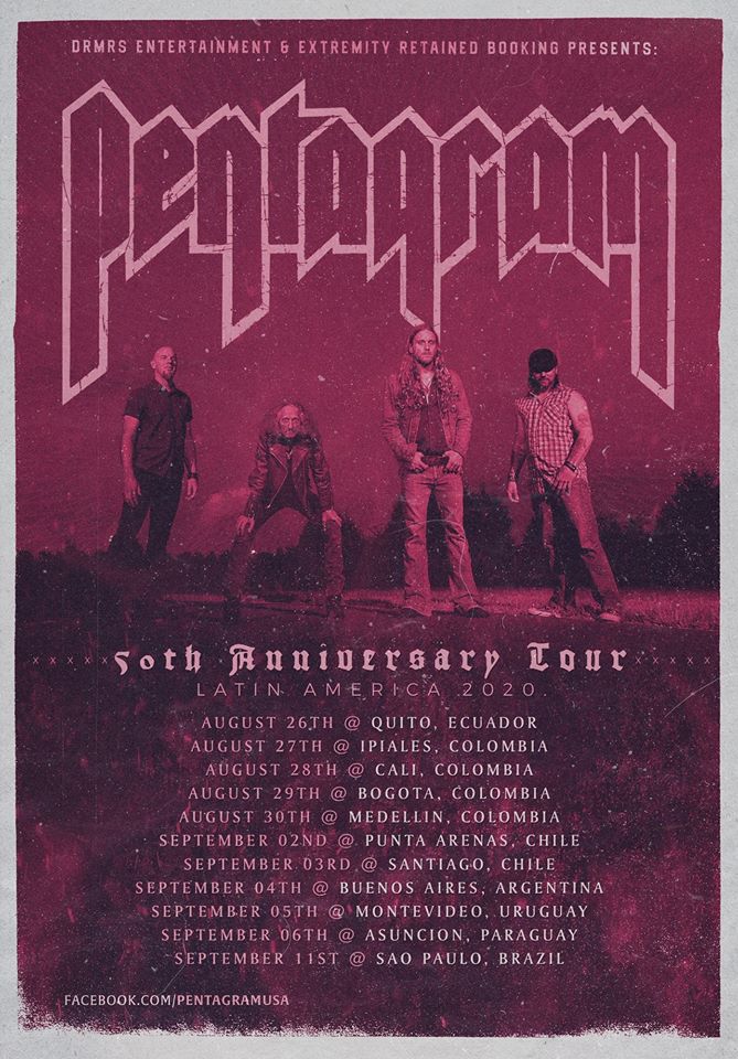 Qué mal: Pentagram reprograma su debut en Chile